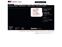 Tablet Screenshot of france-laser.net